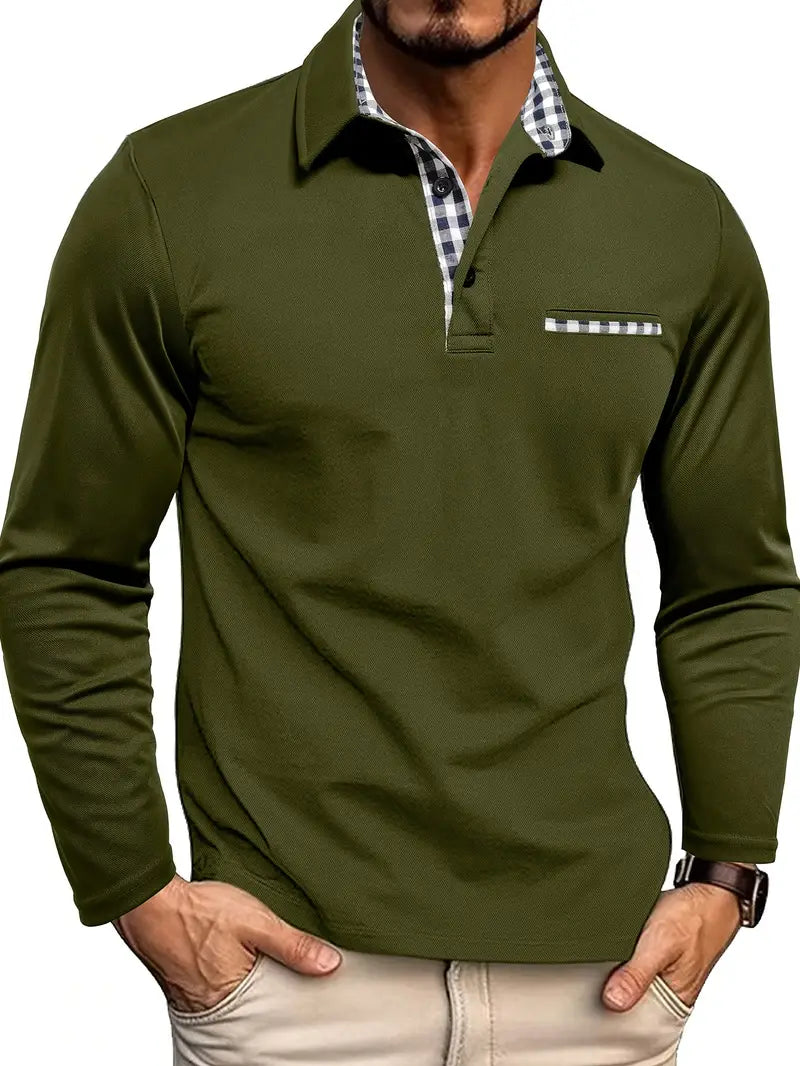 Poloshirt mit langen Ärmeln