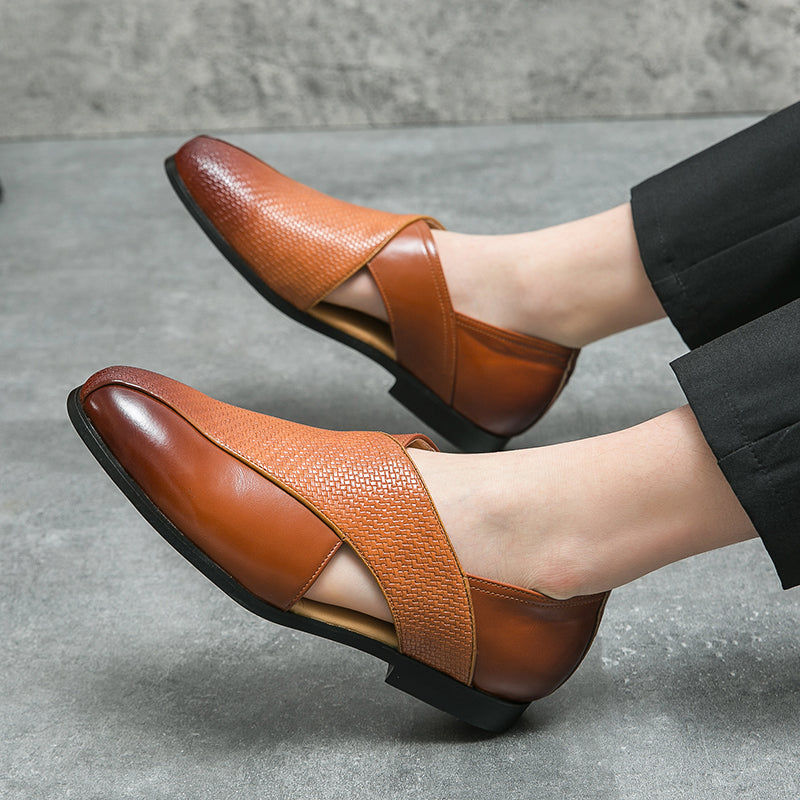 Vintage Leder Loafer