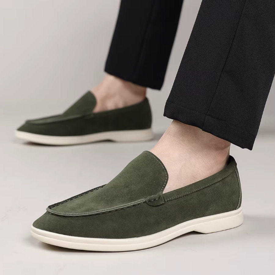 Klassische Wildleder Slipper