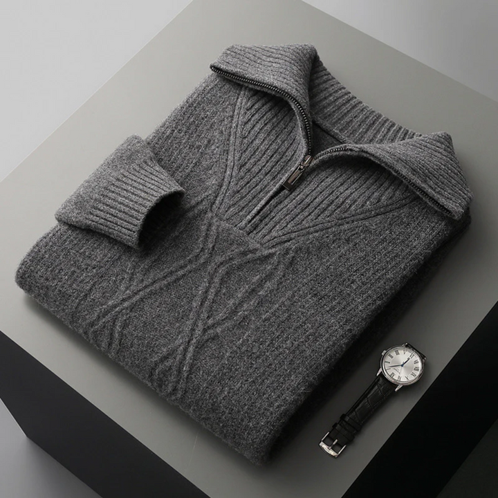 Taranto Merino Woll Zip Pullover