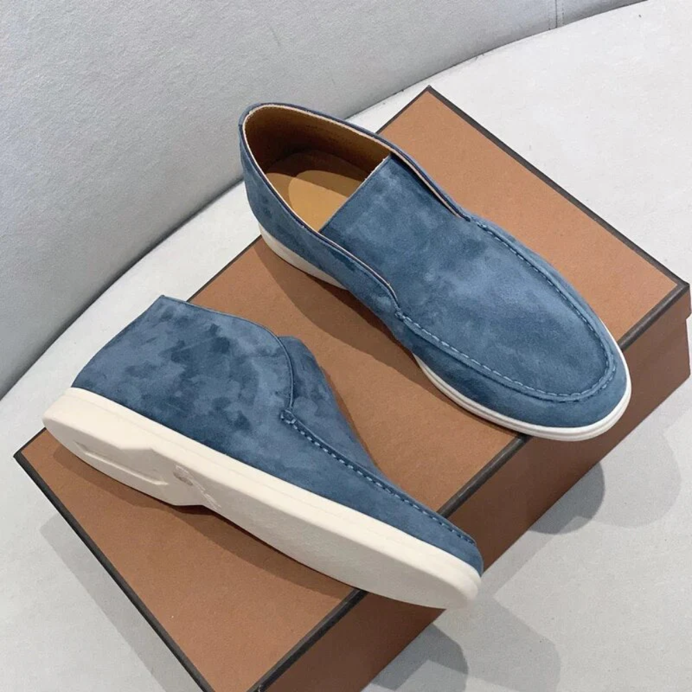 Lässige Wildleder Slipper
