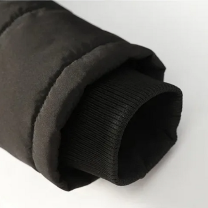 Elegante gepolsterte Fleece-Winterjacke