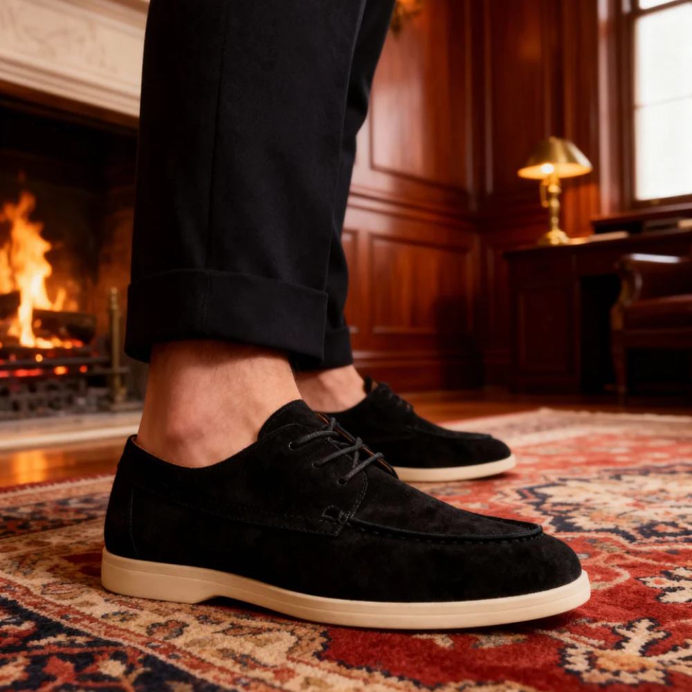 Elegante Wildlederschuhe