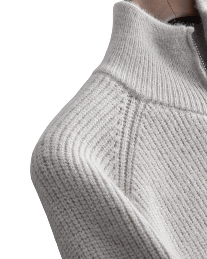 Four Seasons Merino Wollweste mit Reißverschluss