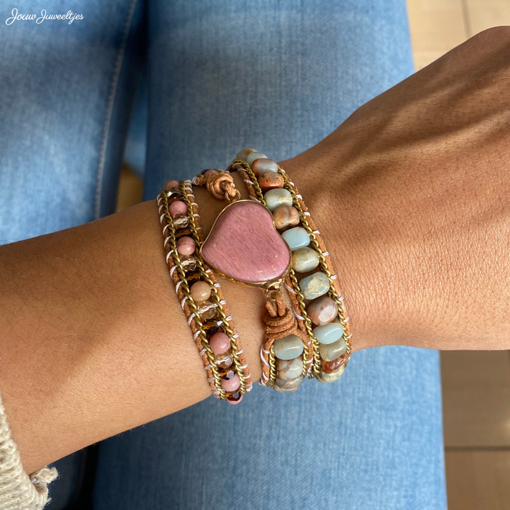 Healing Heart of Rhodochrosite - Rhodochrosite