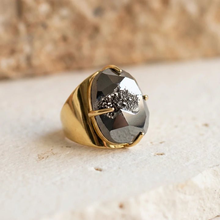Powerful Hematite Ring - Hematite