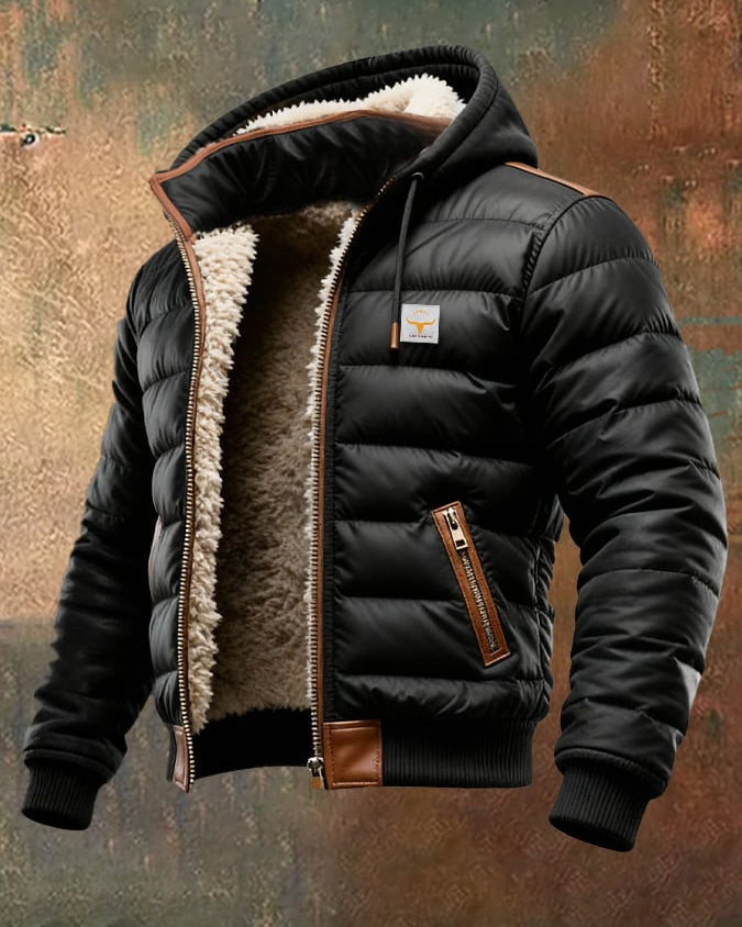 Elegante fleecegefütterte Jacke