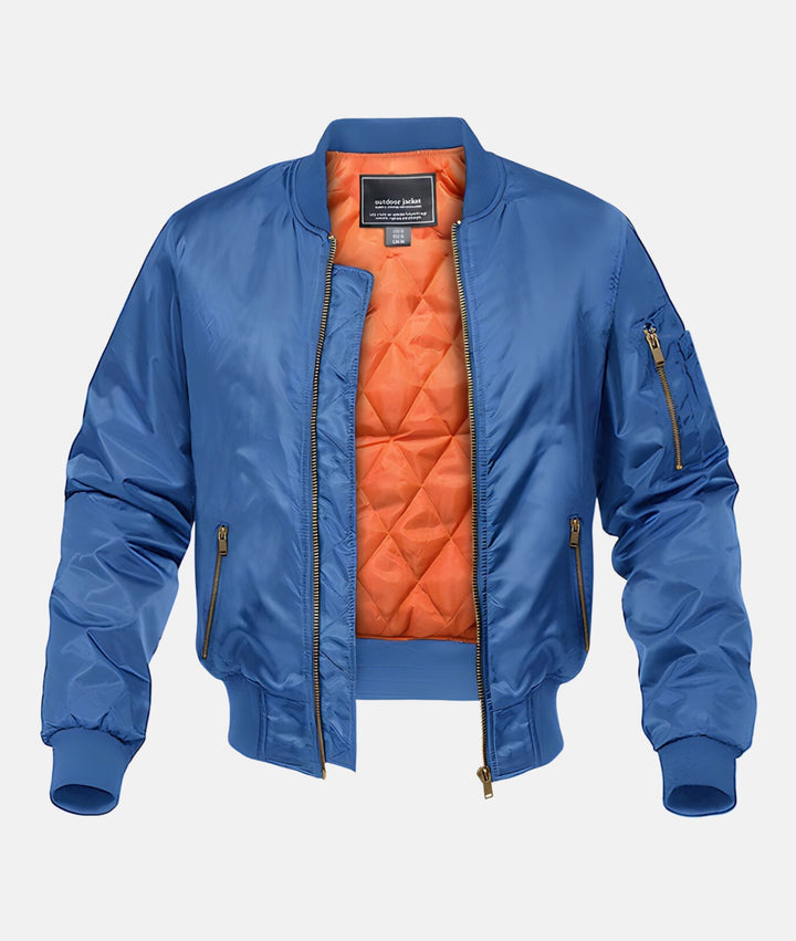 Elegante wattierte Bomberjacke