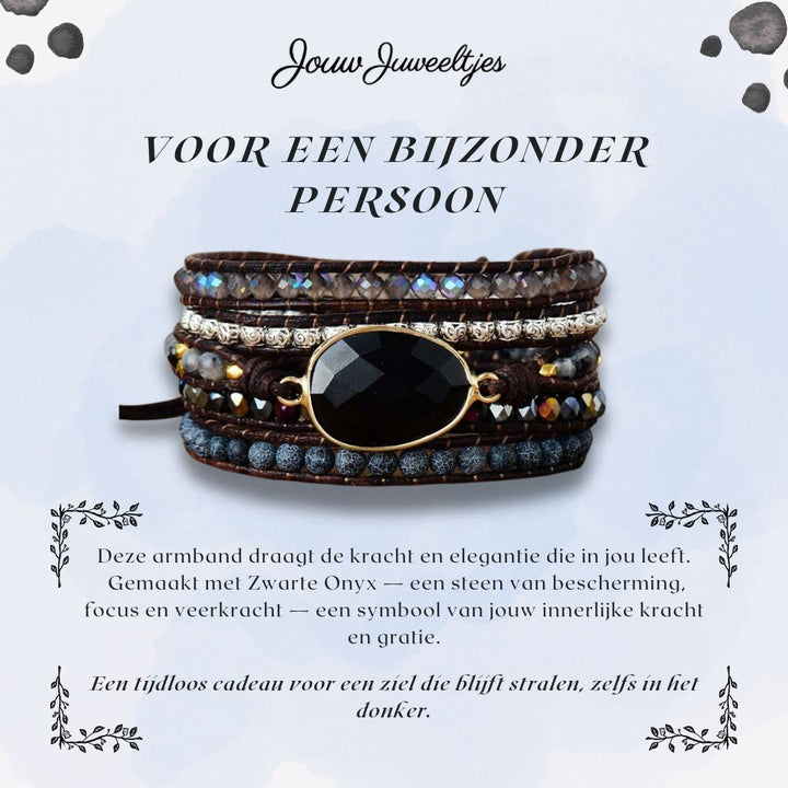 Black Beauty Onyx Bracelet - Onyx
