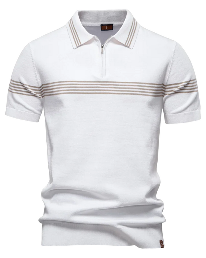 Poloshirt mit Streifen