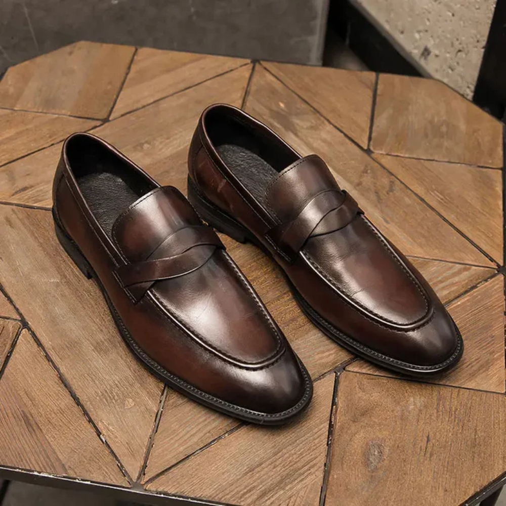 Schicke Leder Loafers
