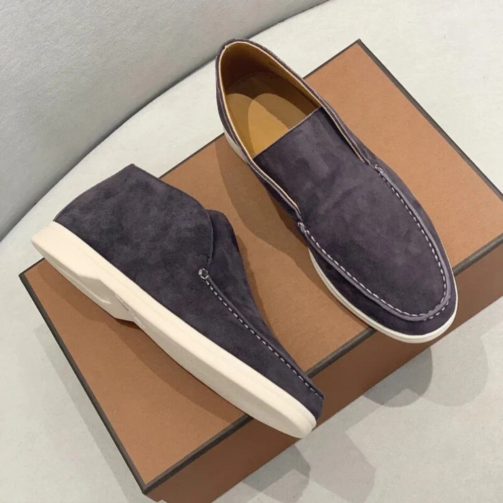 Lässige Wildleder Slipper