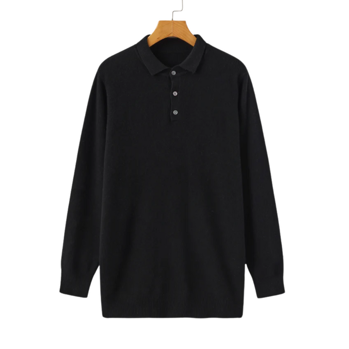 100% Kaschmir Poloshirt