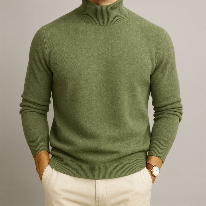 Eleganter Herren Rollkragenpullover