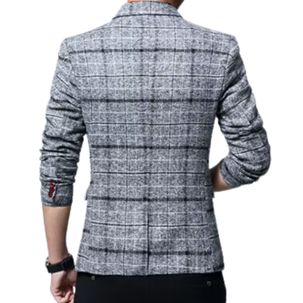 Eleganter karierten Blazer