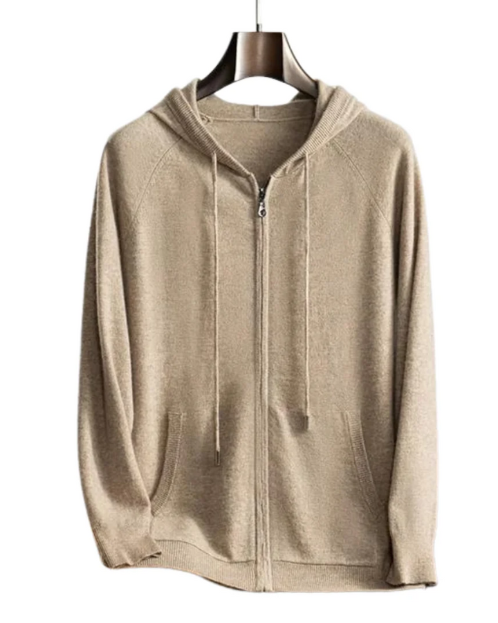 Courchevel Kaschmir-Weste mit Kapuze