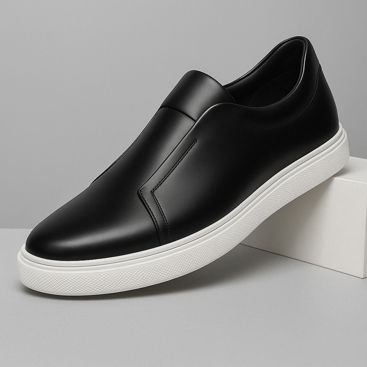 Elegante Leder Slip-On Schuhe