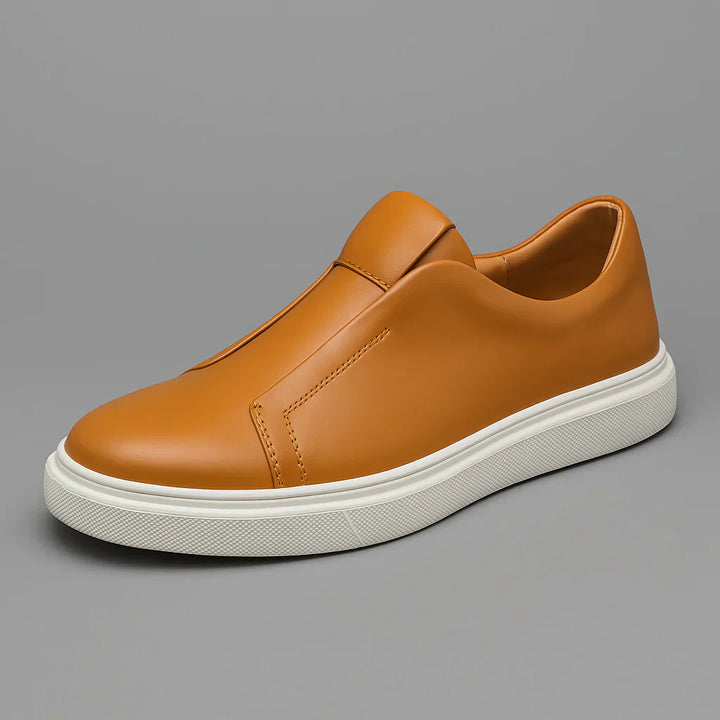 Elegante Leder Slip-On Schuhe