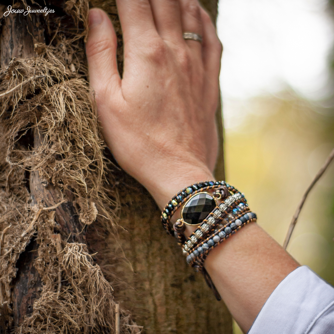 Black Beauty Onyx Bracelet - Onyx