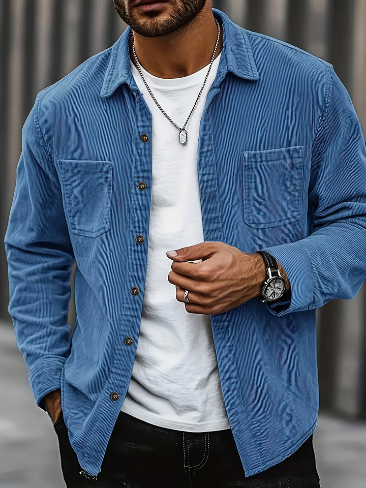 Lässige Weste aus Cord