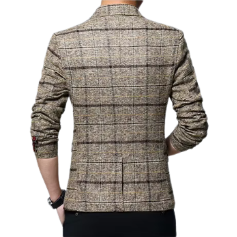 Eleganter karierten Blazer