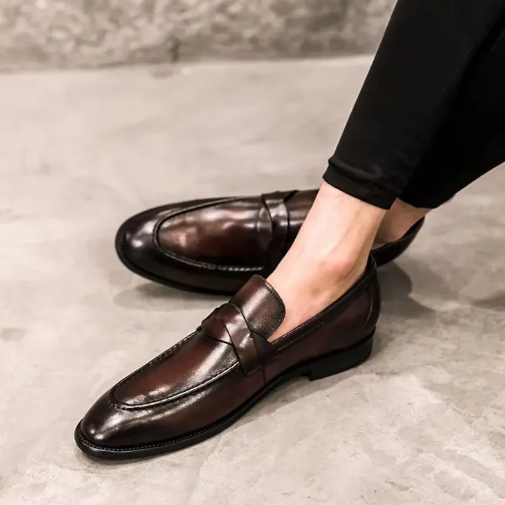 Schicke Leder Loafers