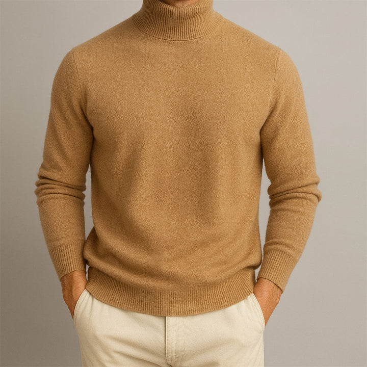 Eleganter Herren Rollkragenpullover