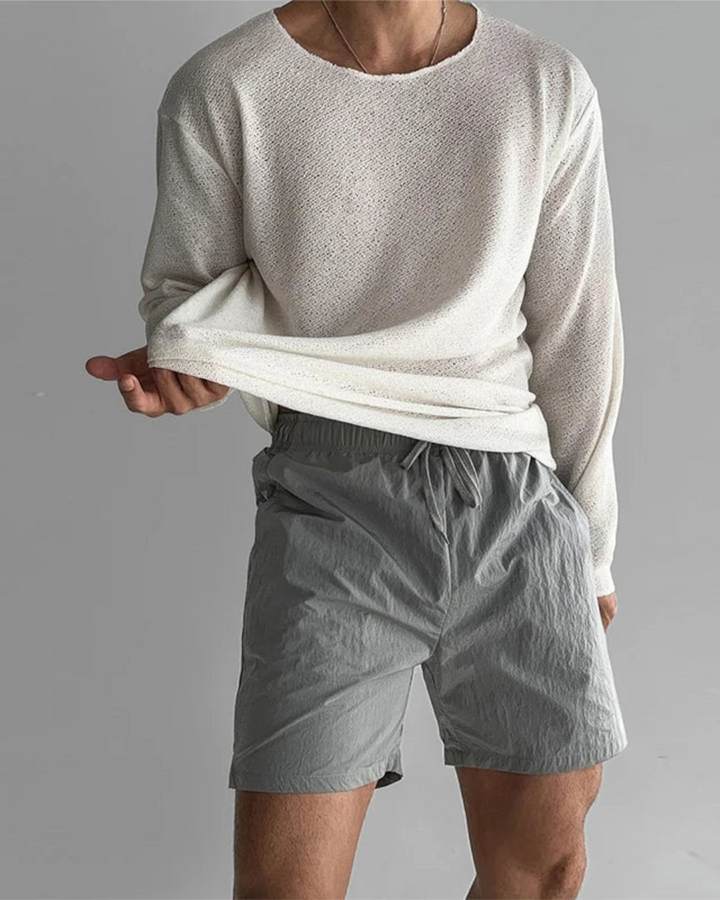 Lässiges Strick-T-Shirt