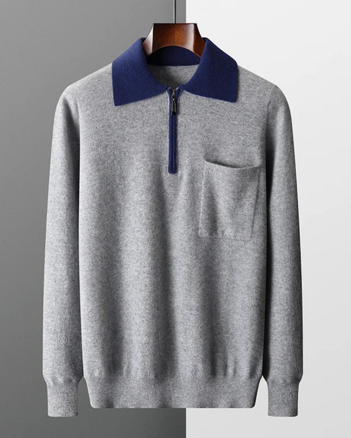 Castelle Kaschmir Zip-Up Polo