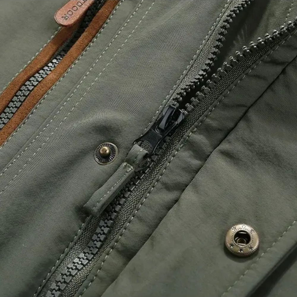 Elegante gesteppte Winterjacke