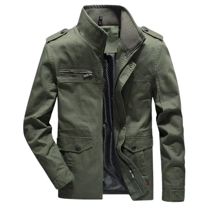 Elegante Baumwoll Cargo Jacke