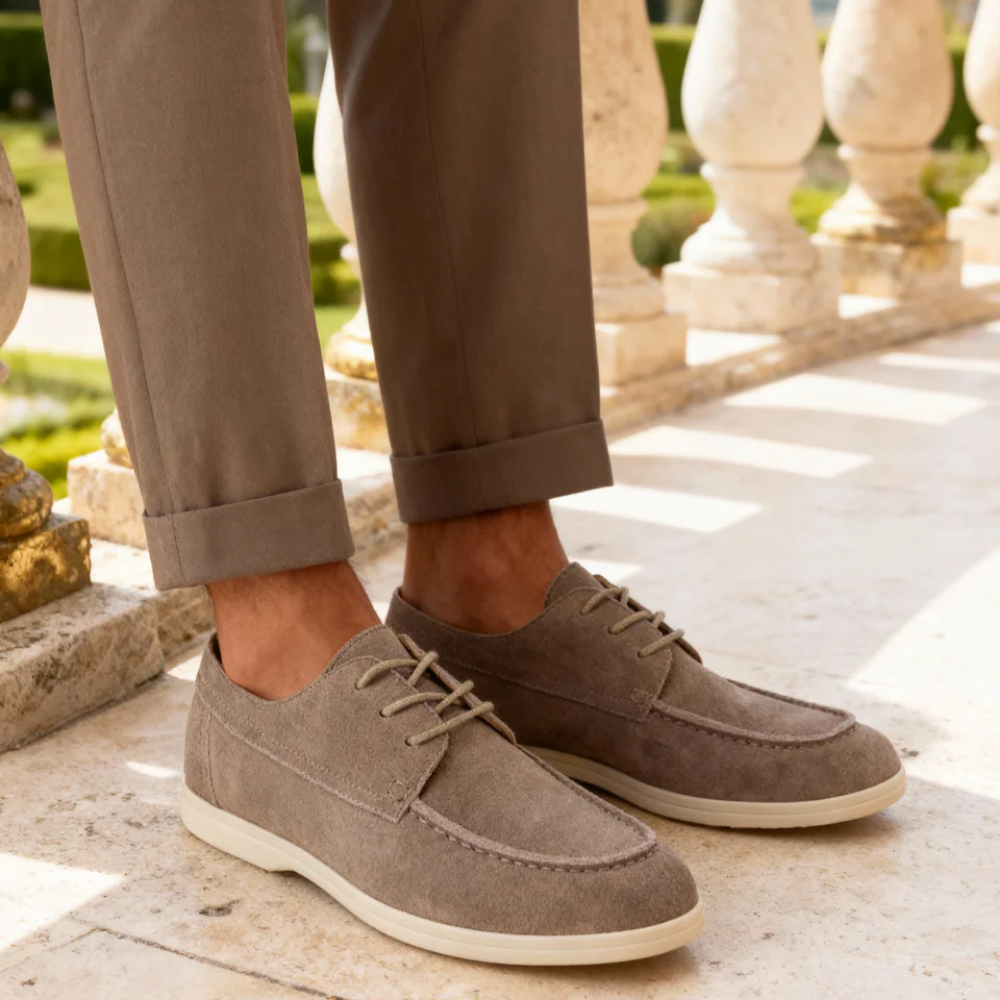 Elegante Wildlederschuhe