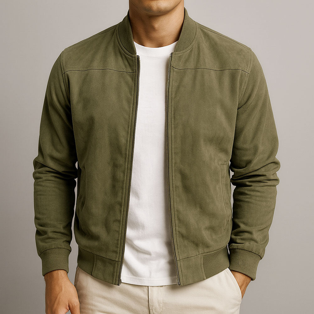 Elegante Wildlederjacke