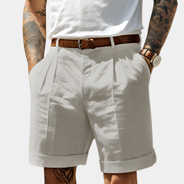 Lässige Baumwollkurze Hose