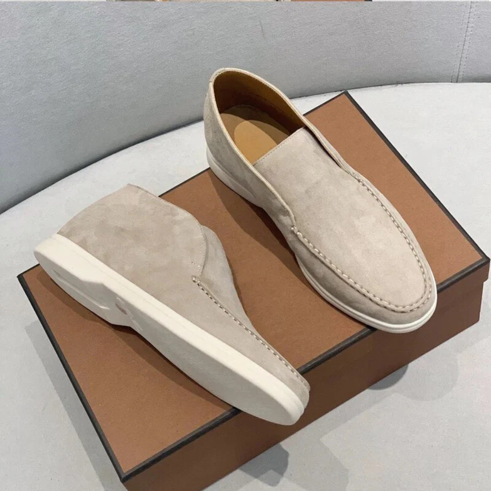 Lässige Wildleder Slipper