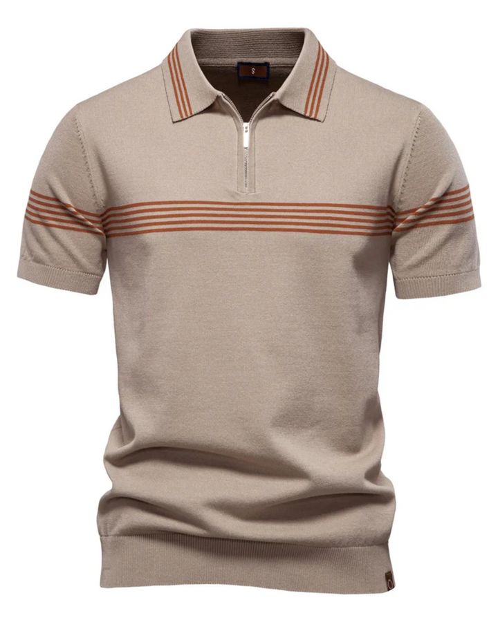 Poloshirt mit Streifen