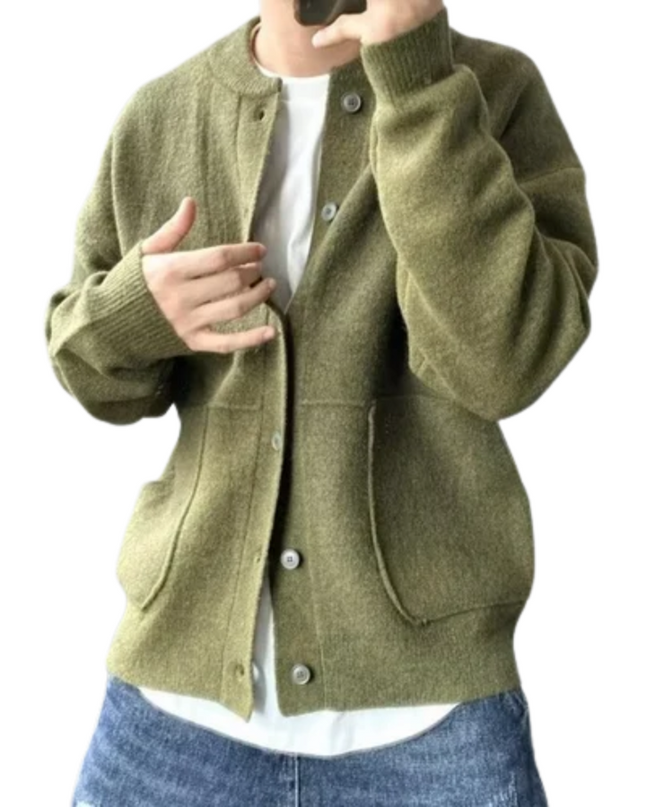 Lässige Jacke mit Knöpfen