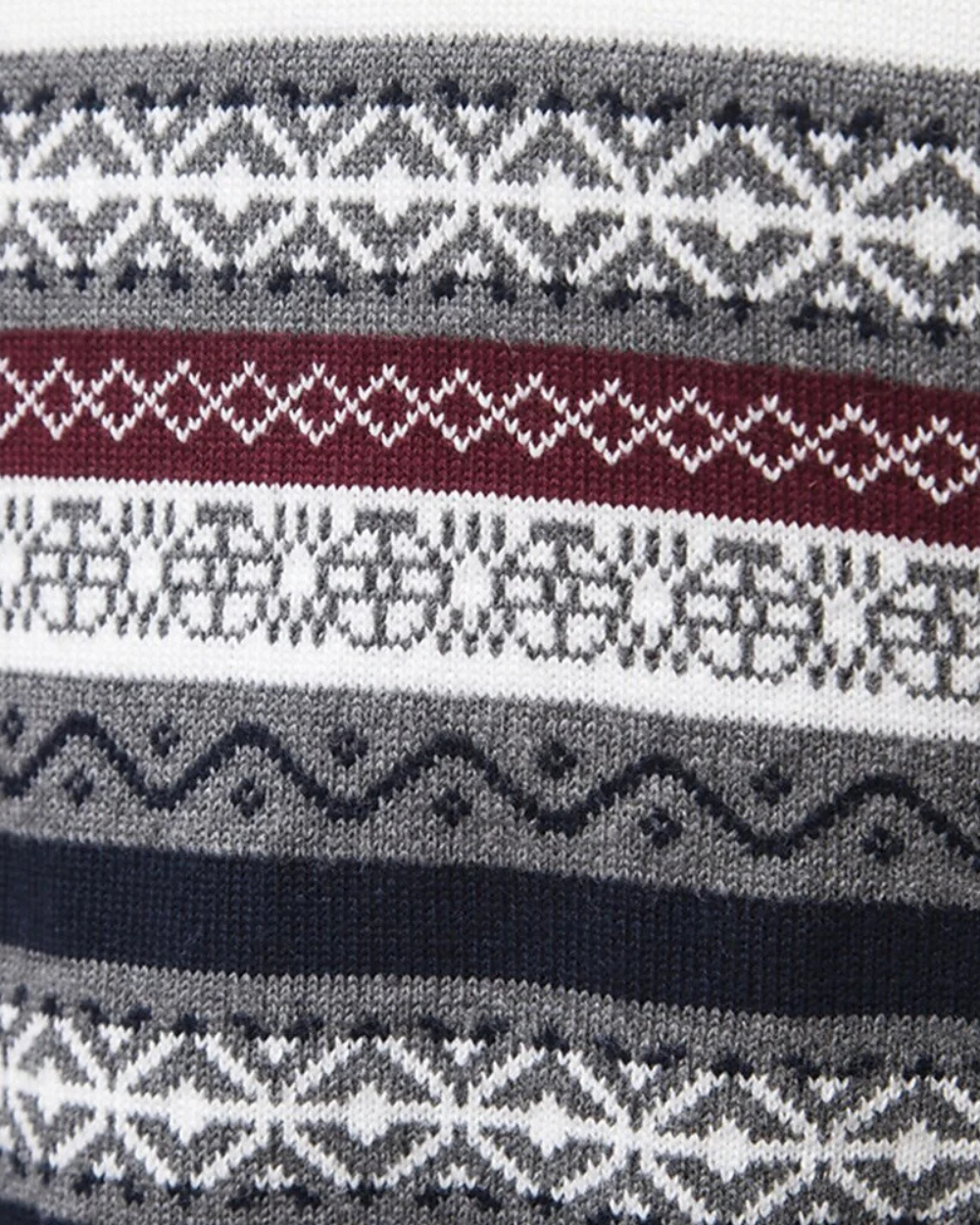 Frederico Baumwoll-Ritssweater mit Muster
