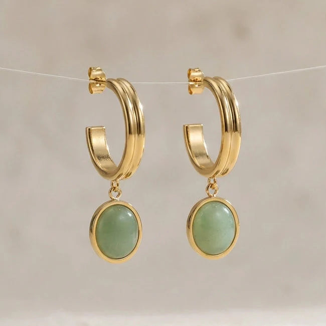 Abundance Aventurine Earrings - Aventurine