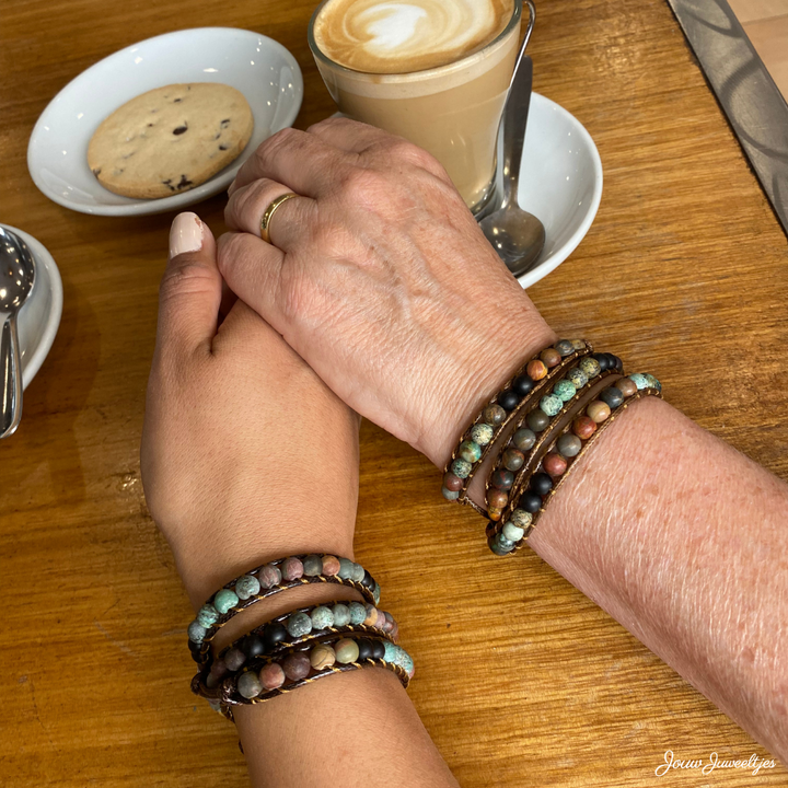 Stress Relieving Jasper Bracelet - Jasper