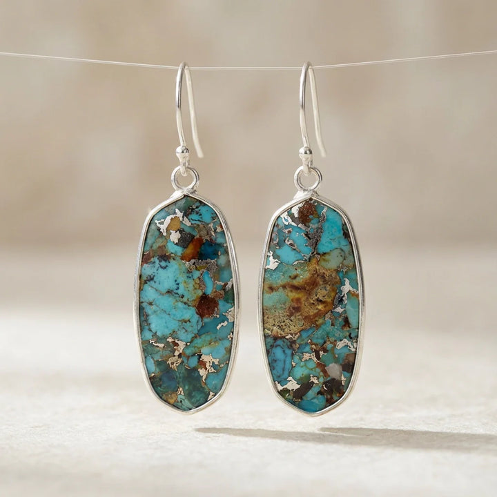 Calming Turquoise Earrings - Turquoise