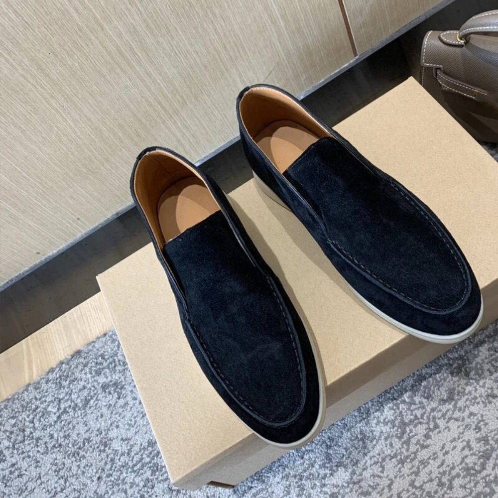 Lässige Wildleder Slipper