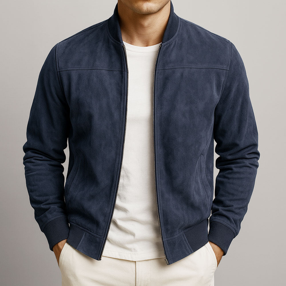 Elegante Wildlederjacke