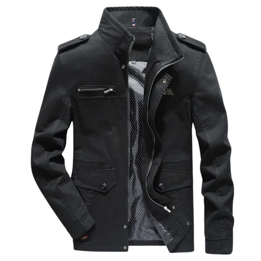 Elegante Baumwoll Cargo Jacke