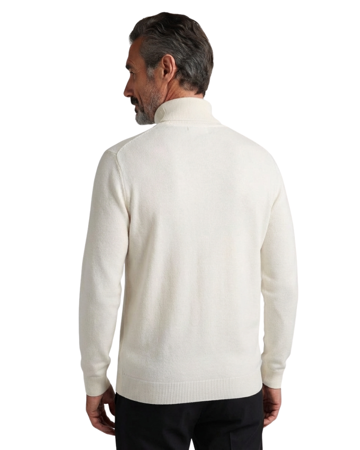 Eleganter Baumwollrollkragenpullover