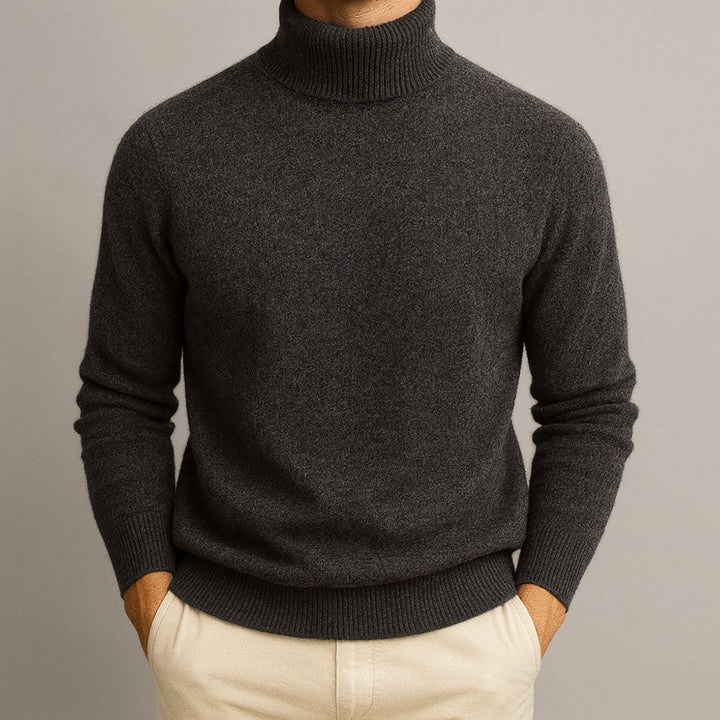 Eleganter Herren Rollkragenpullover
