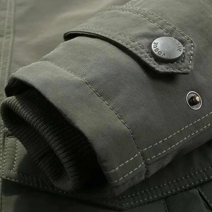 Elegante gesteppte Winterjacke