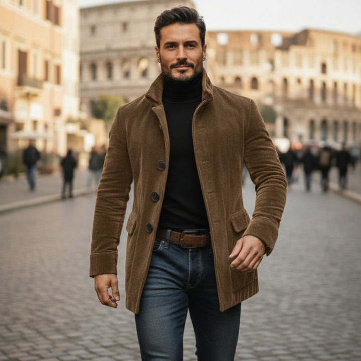 Elegante Corduroy-Jacke