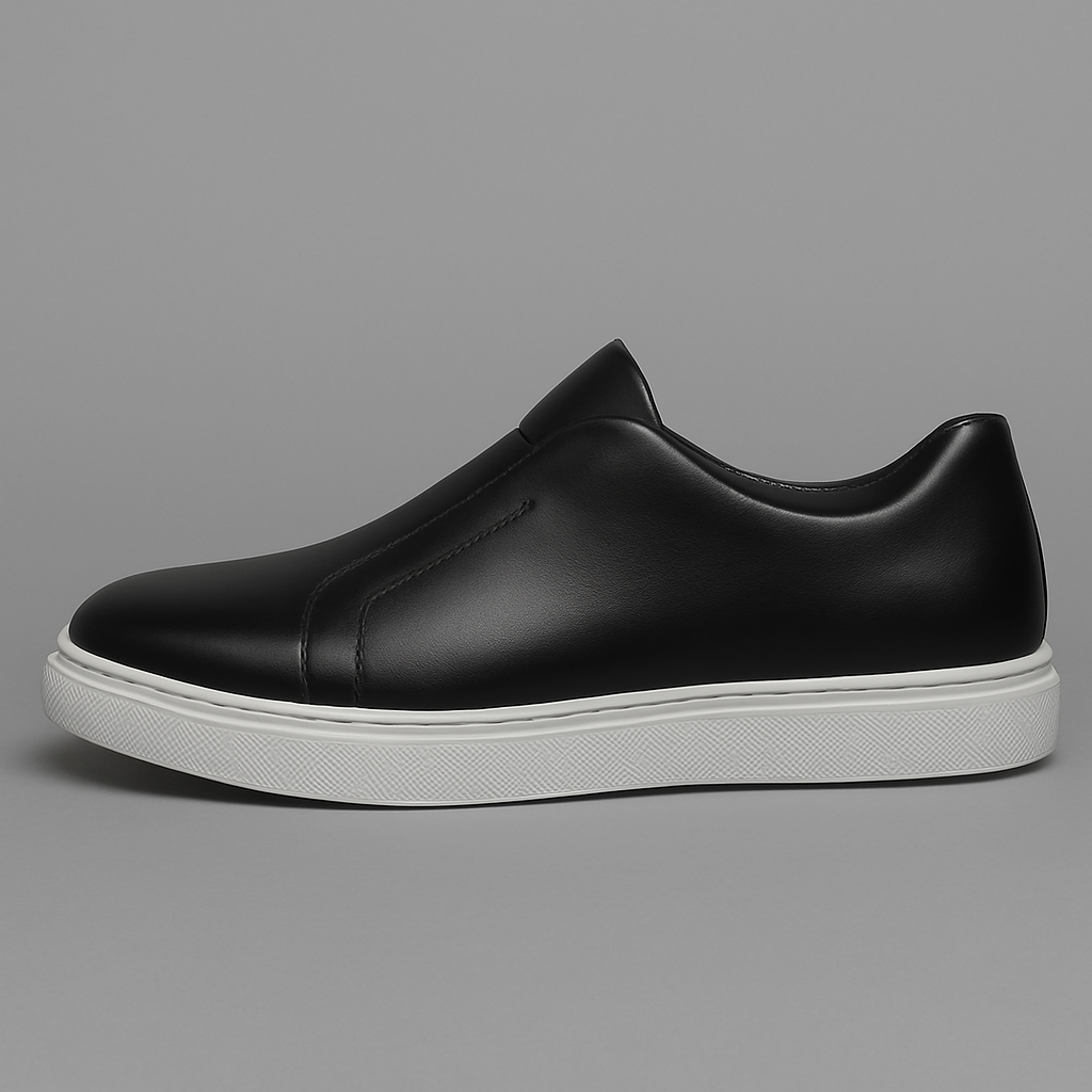 Elegante Leder Slip-On Schuhe