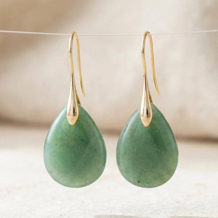 Prosperity Aventurine Earrings - Aventurine